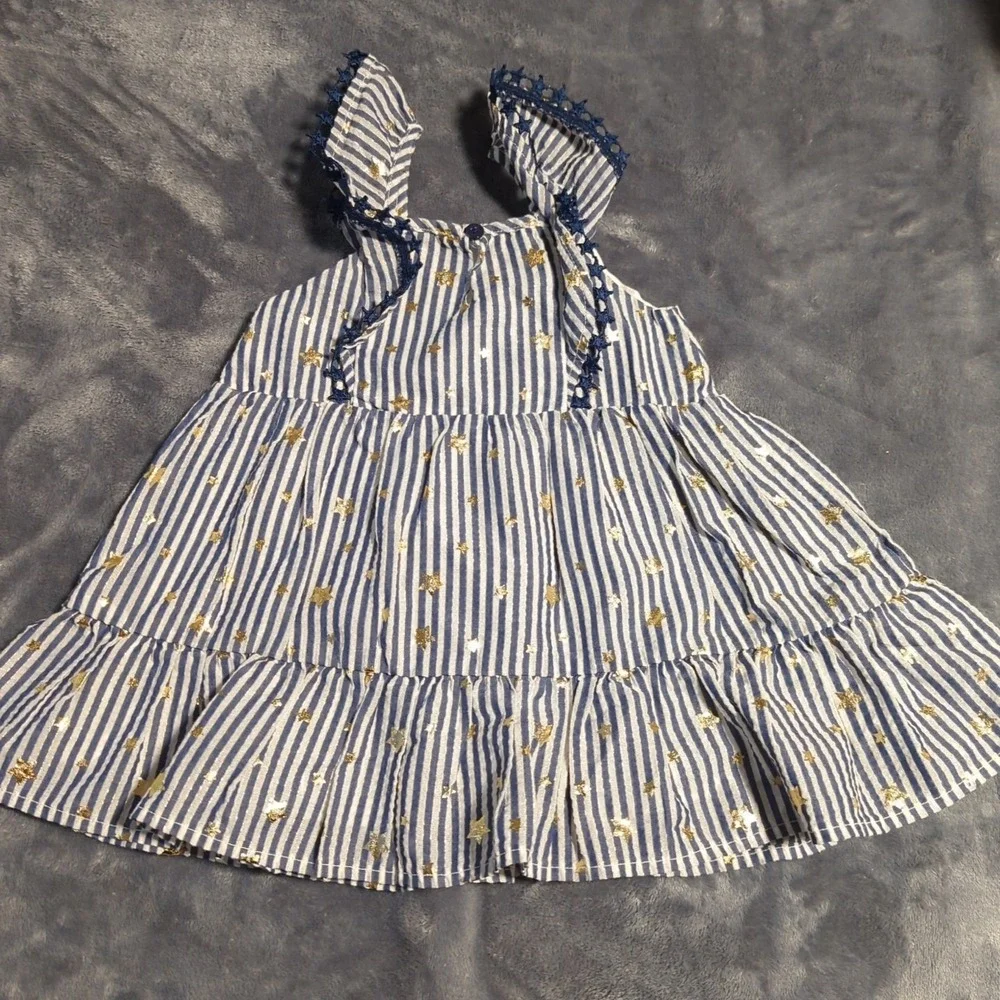 Girls 12 Months Clothing Lot – 3 Dresses 1 Short Set Spring/Summer